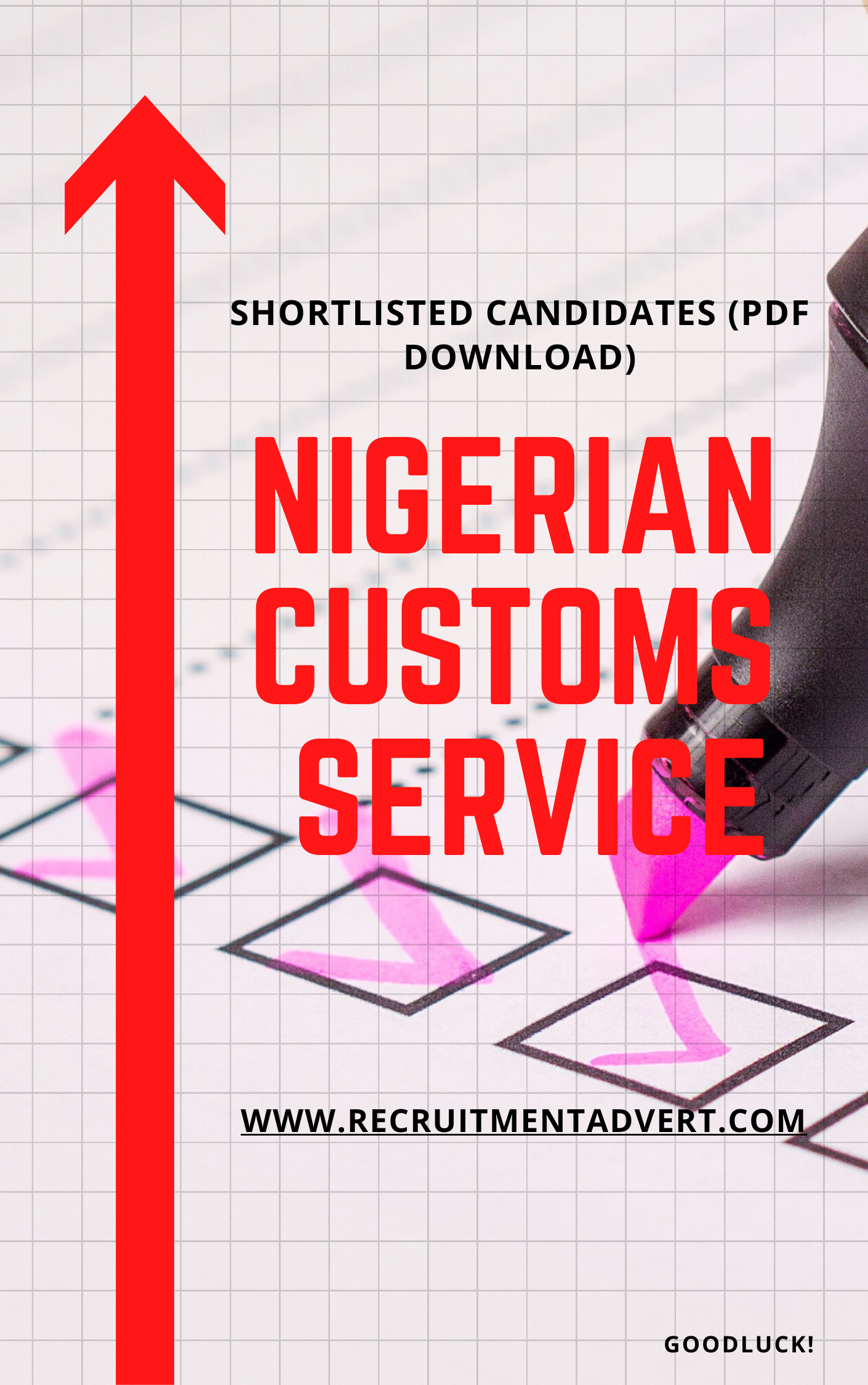 Nigeria Customs Shortlisted candidates names pdf